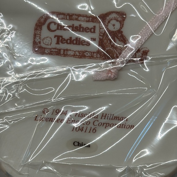 Cherished Teddies "Heart to Heart" Ornament - Dated 1994 - Picture 6 of 6